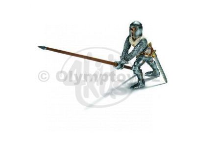 Schleich 70038 - Pěšák s kopím - bílý