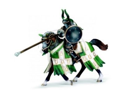 Schleich 70047 - Rytíř na koni "Býk"