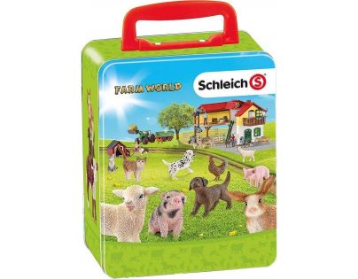 Schleich zberateľský kufrík - zvieratá