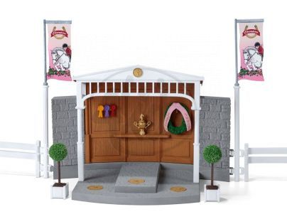 Schleich Velké parkurové závodiště s příslušenstvím