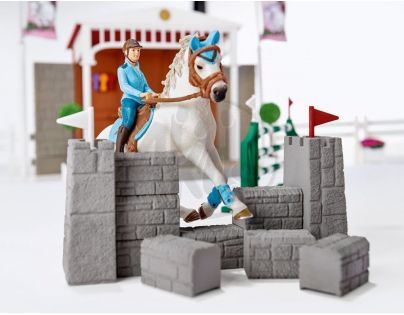 Schleich Velké parkurové závodiště s příslušenstvím