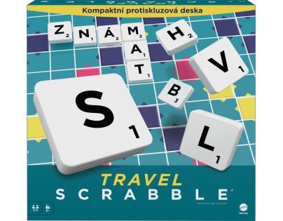 Mattel Scrabble cestovný CZ verzia - Poškodený obal