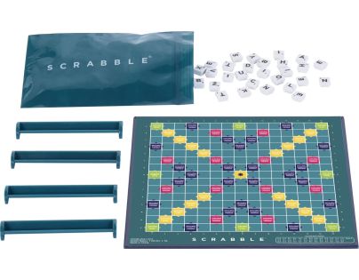 Mattel Scrabble cestovný CZ verzia - Poškodený obal