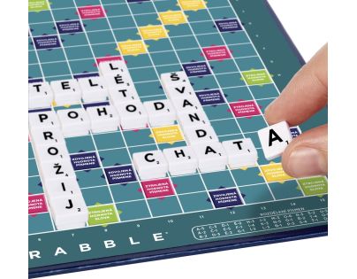 Mattel Scrabble cestovný CZ verzia - Poškodený obal