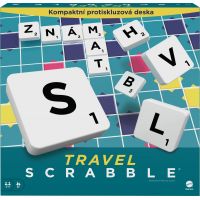 Mattel Scrabble cestovný CZ verzia