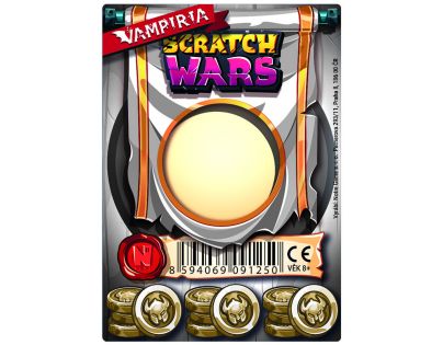Notre Game Scratch Wars Karta Zbrane Vampiria