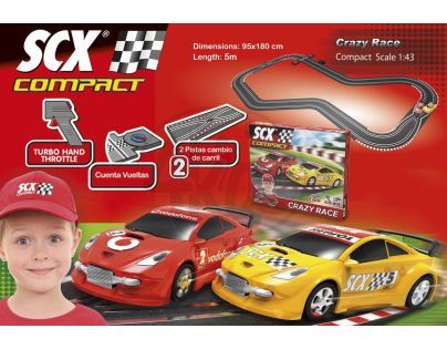 Scx Autodráha Crazy Race 5 m