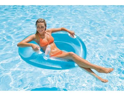 Intex 58883 Nafukovacie sedátko kruh 119 cm modrý