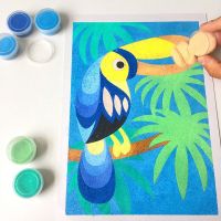 SentoSphere Sablimage Pieskové obrázky Africké zvieratá 2