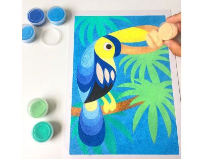 SentoSphere Sablimage Pieskové obrázky Africké zvieratá