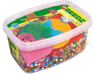 Ses Korálky barevné 7000ks a 5 destiček