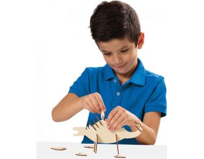 SES Výroba svietiaceho dinosaura