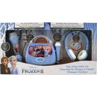 Set Frozen so slúchadlami, baterkou a karaoke boxom 4