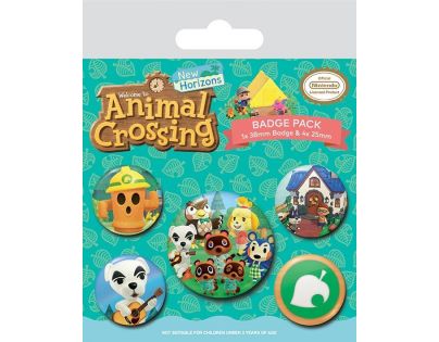 Pyramid International Set odznakov Animal Crossing