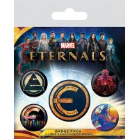 Pyramid International Set odznakov Eternals