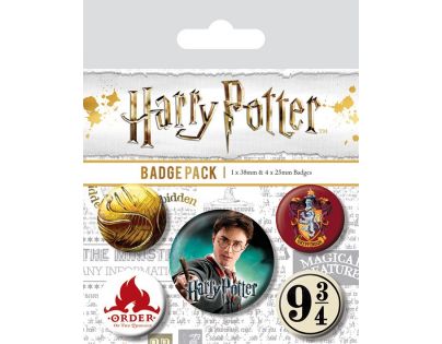 Pyramid International Set odznakov Harry Potter Chrabromil