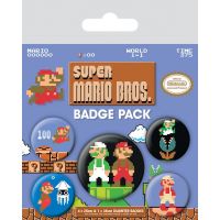 Pyramid International Set odznakov Super Mario Bross