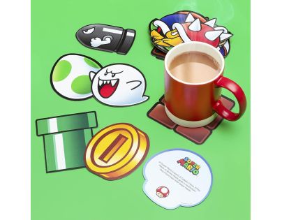 Paladone Set podtáckov Super Mario - Poškodený obal