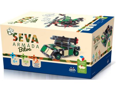 Seva Stavebice Armáda Jumbo Bitka 958 dielikov