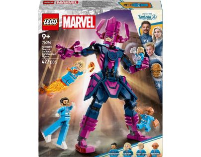 LEGO® Marvel 76316 Fantastická štvorka vs. zostaviteľná figúrka Galactuse