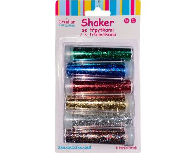 HM Studio Shaker s trblietkami sada 6 ks
