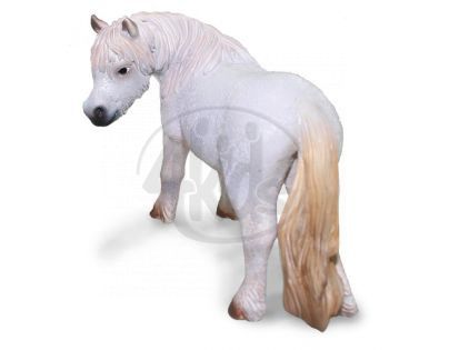 Mac Toys 88163 - Shetlandský pony, bělouš