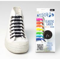 Shoeps Silikonové tkaničky Black 2