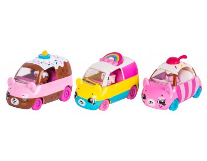 Shopkins Cutie Cars S1 3 pack Happy, Choc-Cherry a Rainbow