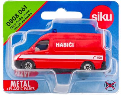 Siku 1043080806100 česká verzia Hasiči dodávka