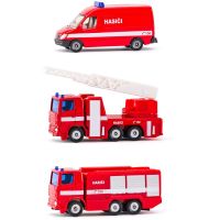 Siku 1043181806100 česká verzia Set hasičská sada 3 áut 2