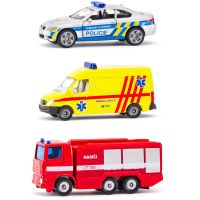 Siku 1043181906100 česká verzia Set polícia, hasiči, ambulancia 2