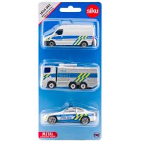 Siku 1043182406100 česká verzia Set policajná súprava 3 áut