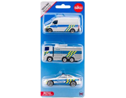 Siku 1043182406100 česká verzia Set policajná súprava 3 áut