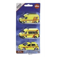 Siku 1043182506100 Ambulance sada 3 aut česká verze