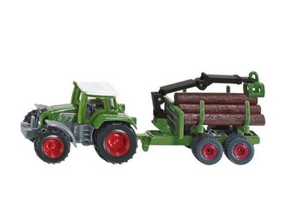 Siku 1645 Traktor s prívesom na guľatinu 1:87