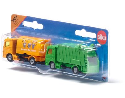 SIKU 1687 zametacie a smetiarske auto, komunálny set