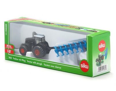 SIKU 1862 Blister Traktor Fendt s pluhem, 1:87