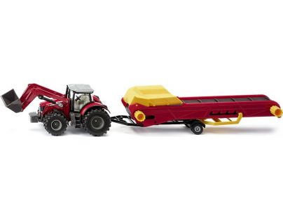 Siku Traktor s dopravníkom
