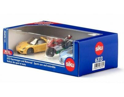 Siku Športové autá s motorkou 1:55