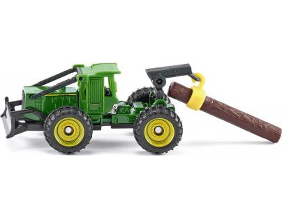 Siku Blister 1480 John Deere se zadním nakladačem a kládou