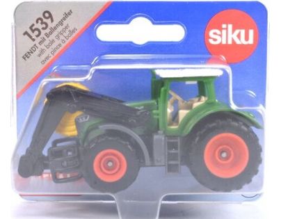Siku Blister Traktor Fendt s uchopovačom balíkov 1:72