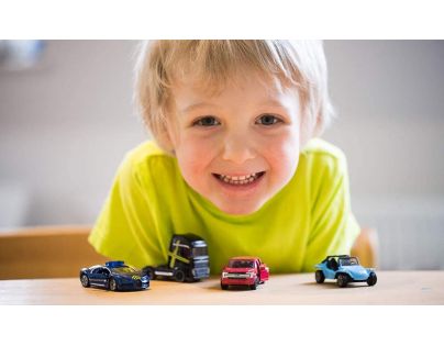 Siku Blister Bugatti Chiron modrý 1:55