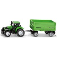 Siku Blister Traktor Deutz Fahr s prívesom Fortuna 1:72