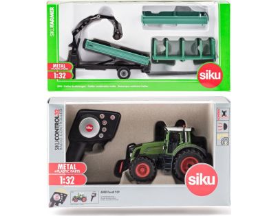 Siku Control RC traktor Fendt 939 s ovládačom a zelený príves Oehler 1 : 32