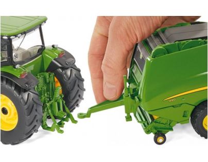Siku Control limitovaná edice RC traktor John Deere a balíkovačka John Deere 1:32