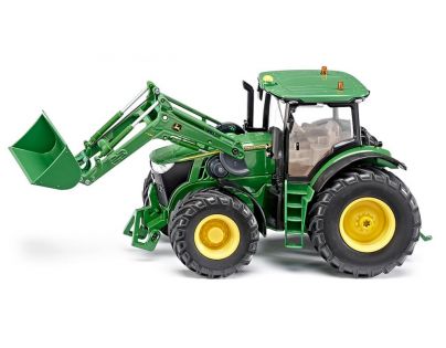 SIKU Control Traktor John Deere s p červená ným nakladačom 1:32
