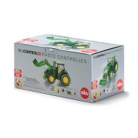 SIKU Control Traktor John Deere s p červená ným nakladačom 1:32 3