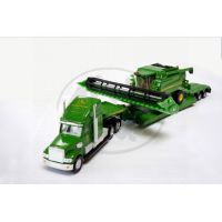 Siku Farmer 1851 Americký tahač s kombajnem John Deere 3