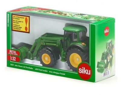 Siku Farmer 3652 Traktor John Deere s čelným nakladačom
