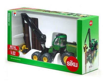 SIKU Lesnícky harvestor John Deere 1470 1:32